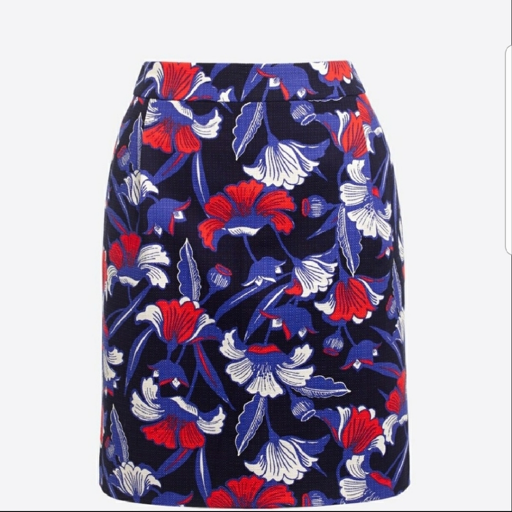 J Crew Factory Printed Skirt
